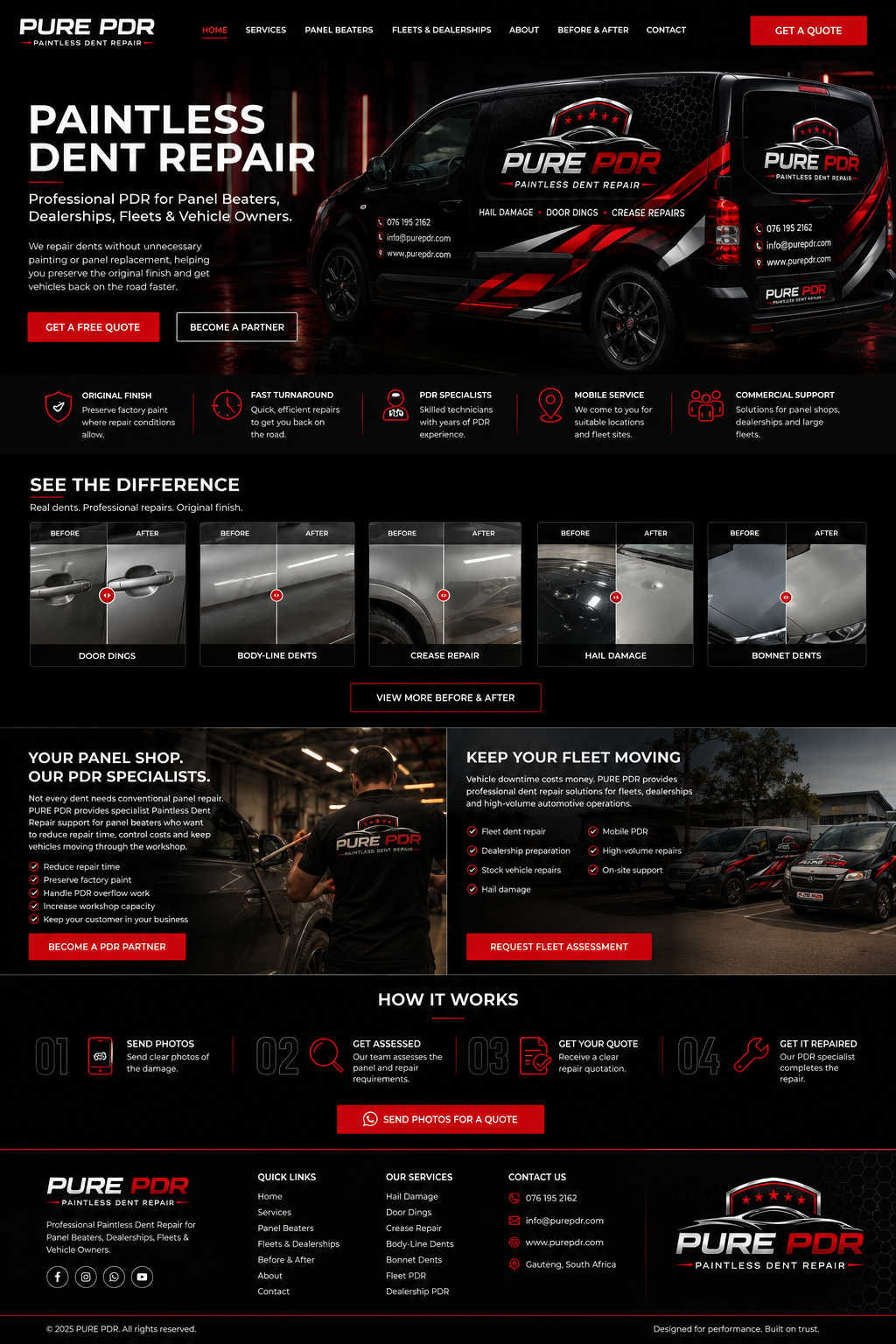 PURE PDR Brand Layout