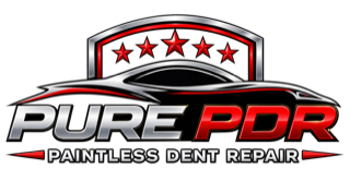 PURE PDR paintless dent repair badge logo