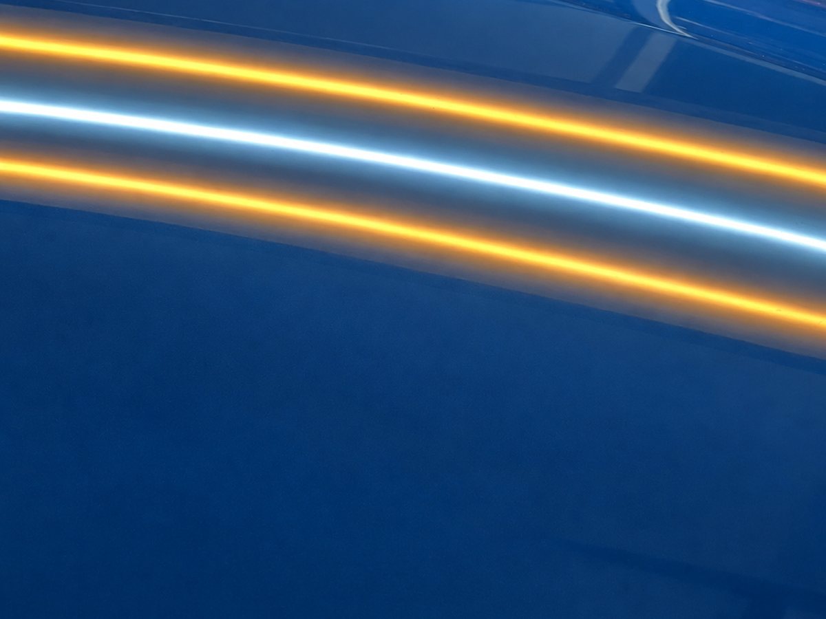 Bonnet Dents — after repair by PURE PDR